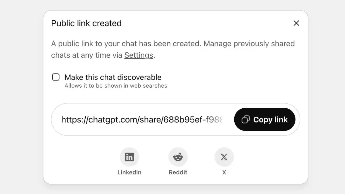 ChatGPT Shared Conversations, Discoverable on Google Search, Raise Privacy Concerns Gemini Deep Think AI