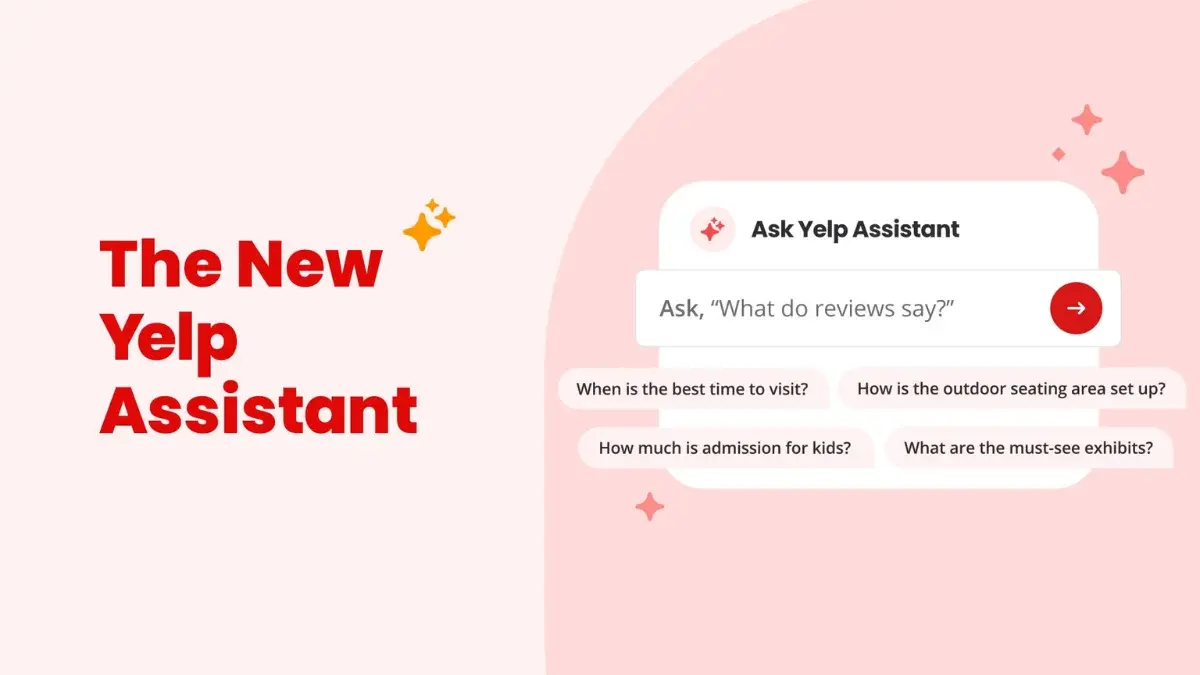 Yelp Updates AI Assistant, Repositions Itself as an “Answer and Action” Platform Yelp AI booking assistant