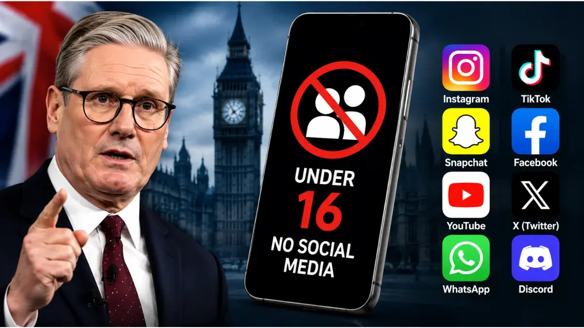 U.K. to Ban Social Media Access for Under-16s in Major Online Safety Push UK bans social media for children