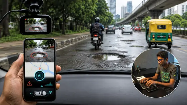 Bengaluru Engineer Builds AI App that Detects Potholes and Identifies Responsible Contractors AI pothole detection app