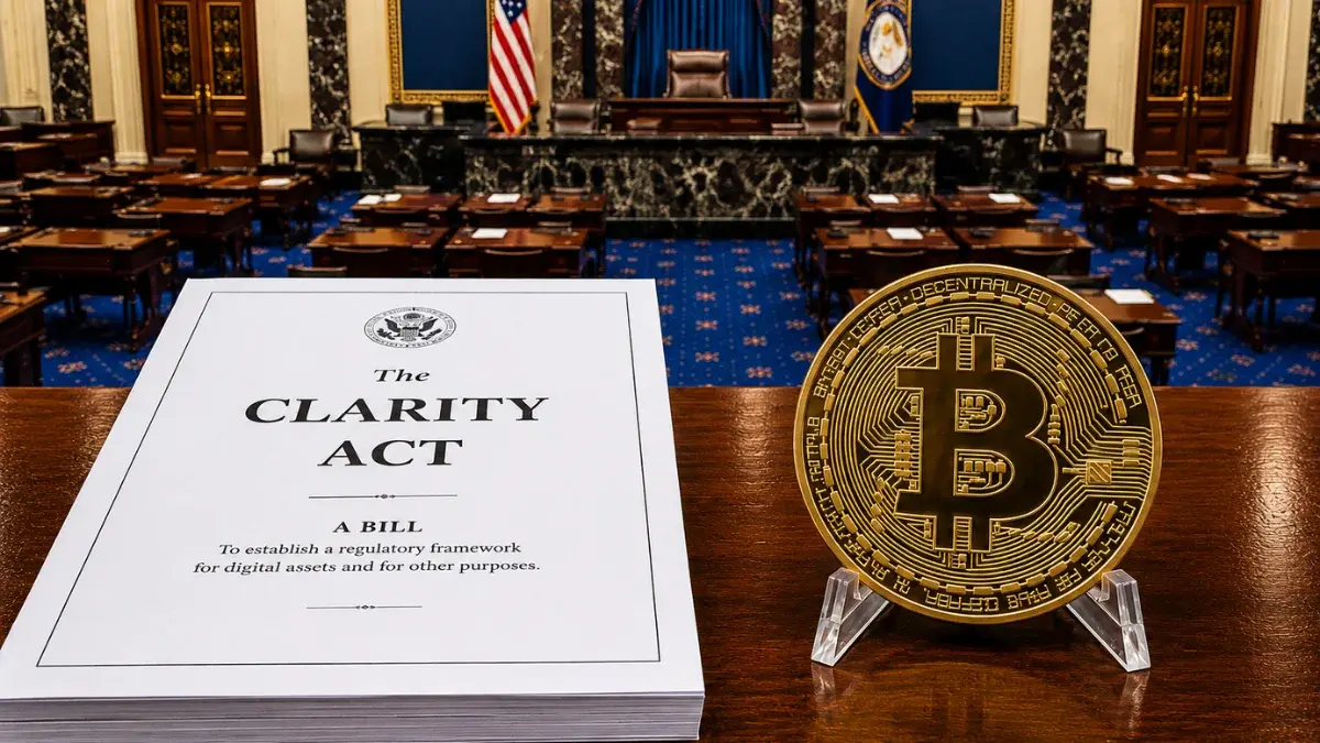 Trump's Clarity Act Push Sends Bitcoin And Crypto Shares Higher Clarity Act